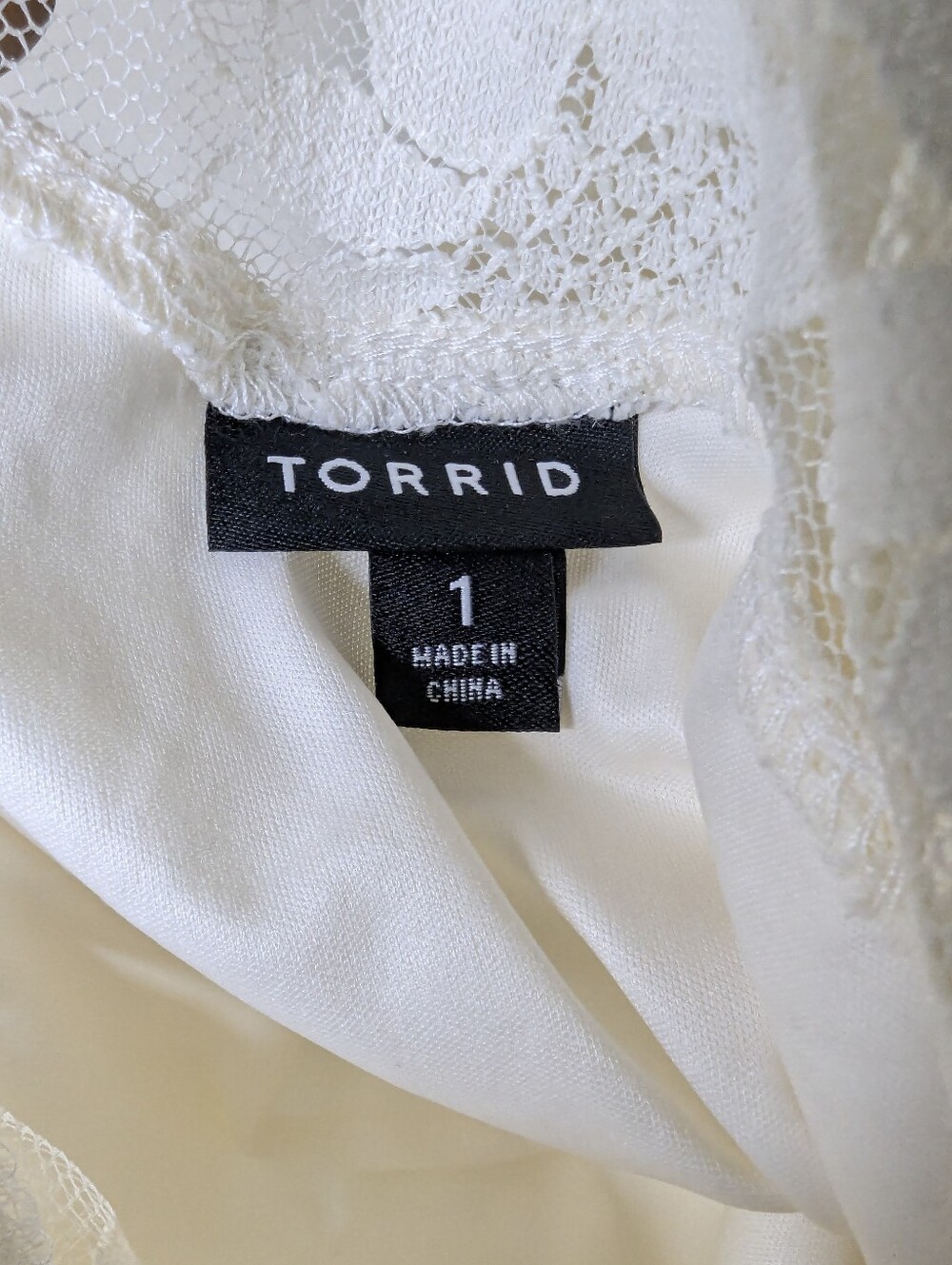 Torrid Lace Top 1 X - Picture 6 of 6